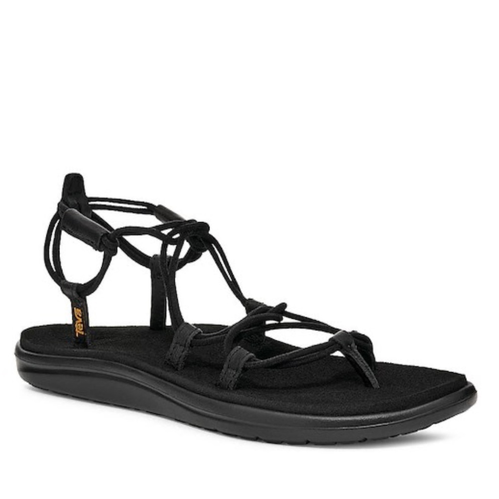Teva Voya Infinity Black Sandal Size 5